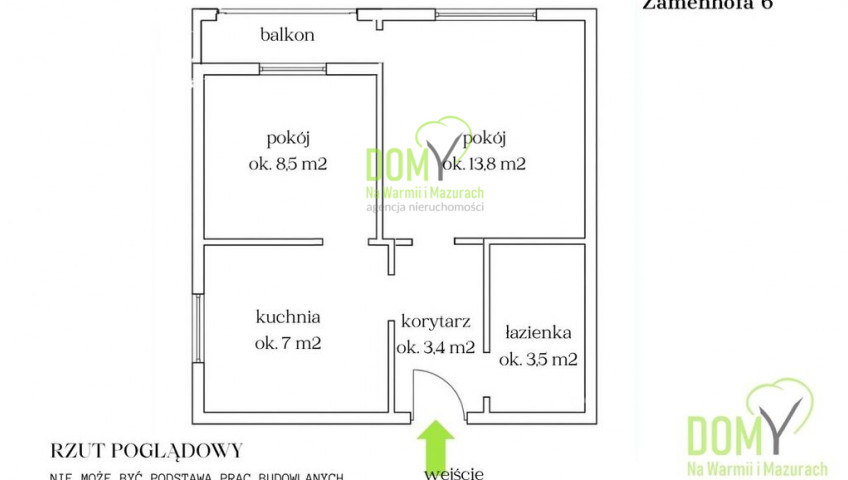 Mieszkanie Sprzedaż Olsztyn Zatorze Ludwika Zamenhofa